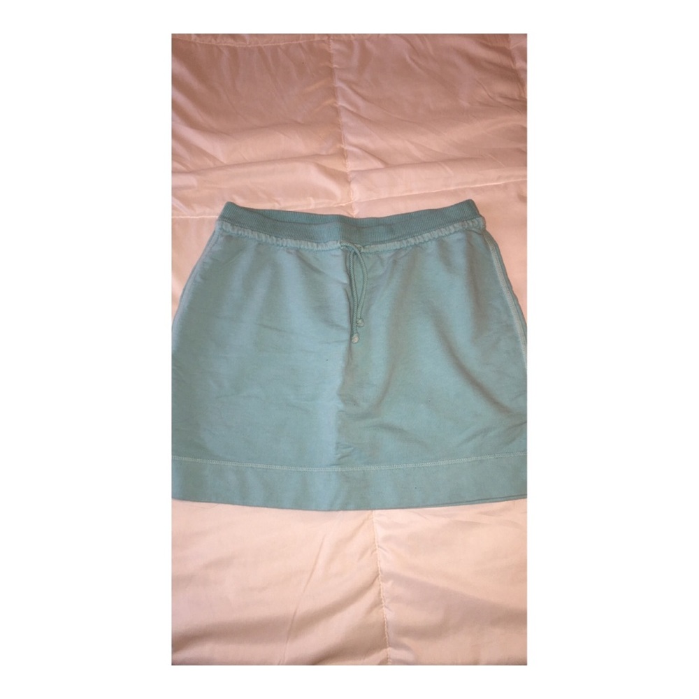 Baby blue skirt